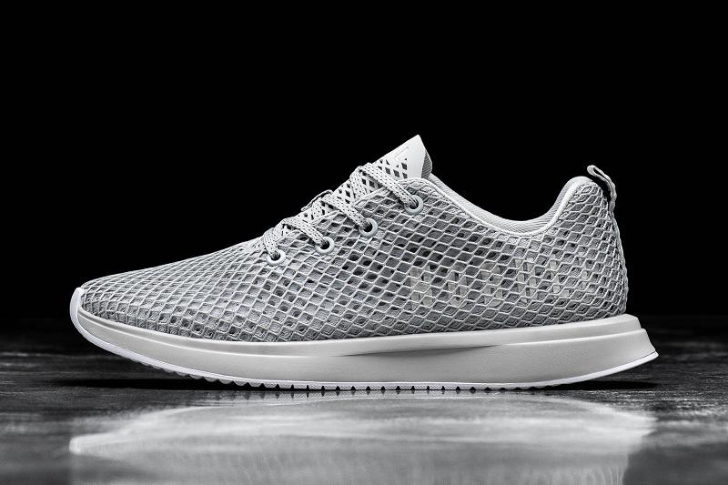 Men's Nobull Arctic Mesh Running Shoes Grey | SG J2061P